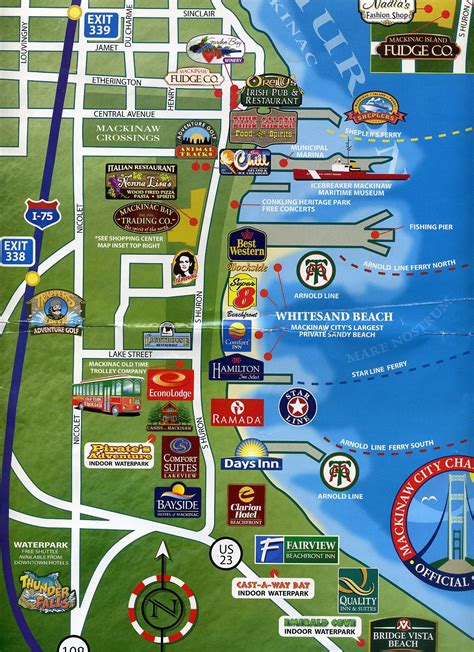 mackinaw city tourism|mackinaw city map tourist.